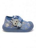 Musical Shoes With Velcro Closing - Blue