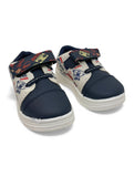 Casual Shoes With Velcro Closing - Navy Blue