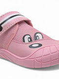 Casual Shoes With Velcro Closing - Pink