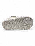 Casual Shoes With Velcro Closing - Cream