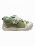 Casual Shoes With Velcro Closing - Light Green