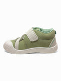 Casual Shoes With Velcro Closing - Light Green