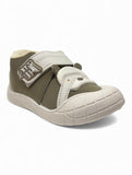 Casual Shoes With Velcro Closing - Green
