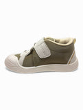 Casual Shoes With Velcro Closing - Green