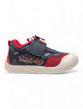 Casual Shoes With Velcro Closing - Navy Blue