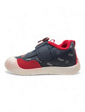 Casual Shoes With Velcro Closing - Navy Blue