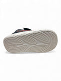 Casual Shoes With Velcro Closing - Navy Blue