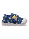 Casual Shoes With Velcro Closing - Blue