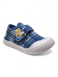 Casual Shoes With Velcro Closing - Blue