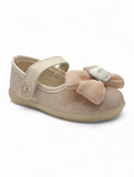 Mary Jane's Belle with Applique Detail - Cream
