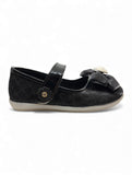 Mary Jane's Belle with Applique Detail - Black