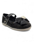 Mary Jane's Belle with Applique Detail - Black