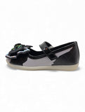 Mary Jane's Belle with Applique Detail - Black
