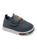 Musical Chu Chu Shoes With Velcro Closing - Grey