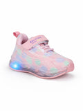 Casual Slip On Shoes With Light - Pink