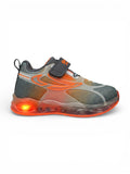 Velcro Shoes With Light - Grey