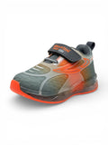 Velcro Shoes With Light - Grey