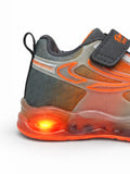 Velcro Shoes With Light - Grey