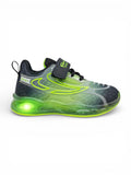 Velcro Shoes With Light - Black