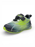 Velcro Shoes With Light - Black