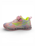 Velcro Shoes With Light - Pink
