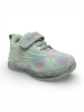 Velcro Shoes With Light - Green