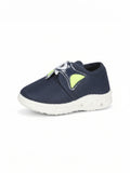 Musical Chu Chu Shoes With Velcro Closing - Navy Blue