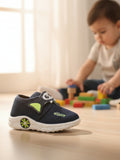 Musical Chu Chu Shoes With Velcro Closing - Navy Blue