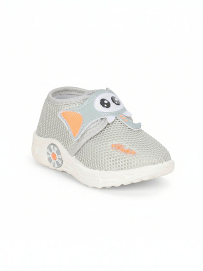 Musical Chu Chu Shoes With Velcro Closing - Grey