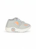 Musical Chu Chu Shoes With Velcro Closing - Grey