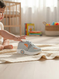 Musical Chu Chu Shoes With Velcro Closing - Grey
