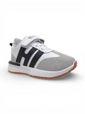 Casual Shoes With Velcro - White