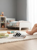 Casual Shoes With Velcro - White