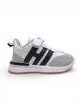 Casual Shoes With Velcro - White