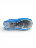 Air Print Detailed Velcro Closure LED Shoes - White