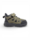 Casual Shoes With Velrco Closure - Green