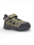 Casual Shoes With Velrco Closure - Green