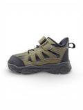 Casual Shoes With Velrco Closure - Green