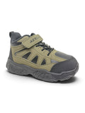 Casual Shoes With Velrco Closure - Green