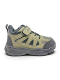 Casual Shoes With Velrco Closure - Green