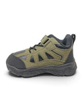 Casual Shoes With Velrco Closure - Green