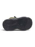 Casual Shoes With Velrco Closure - Green