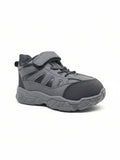 Casual Shoes With Velrco Closure - Grey