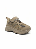 Casual Shoes With Velrco Closure - Brown