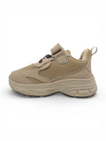 Casual Shoes With Velrco Closure - Brown