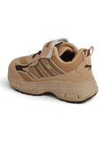 Casual Shoes With Velrco Closure - Brown