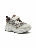 Casual Shoes With Velrco Closure - Off White