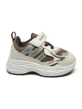 Casual Shoes With Velrco Closure - Off White