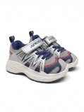 Casual Shoes With Velrco Closure - Grey