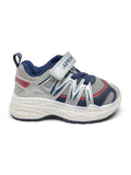 Casual Shoes With Velrco Closure - Grey